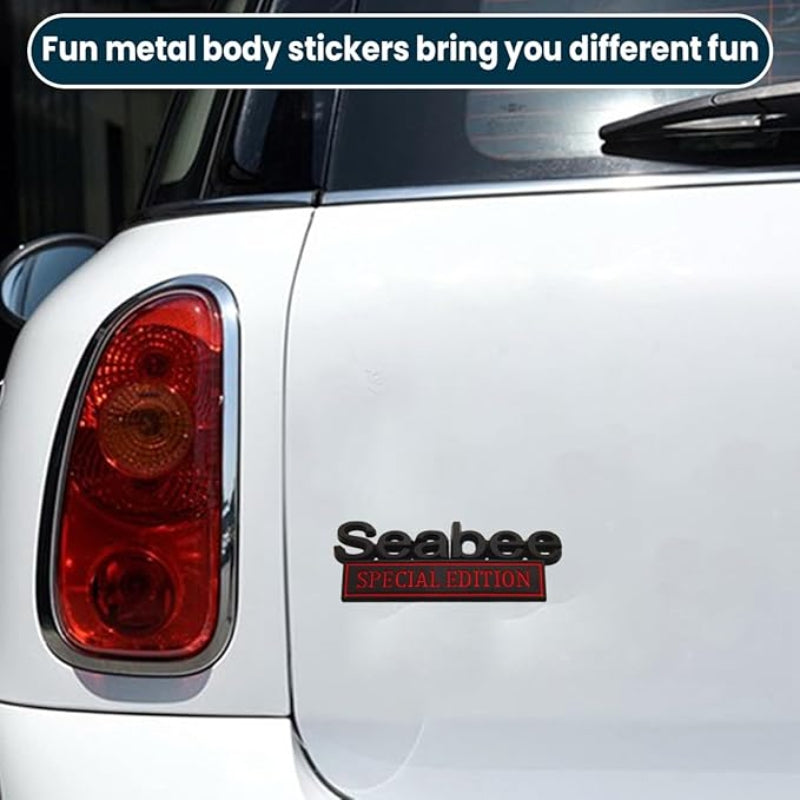 Sea Bee Special Edition - 2 Pcs Emblem Sticker Badge - TE023