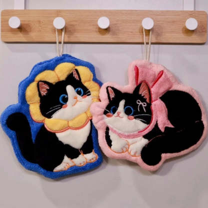 Adorable Cat Hand Towels - H549
