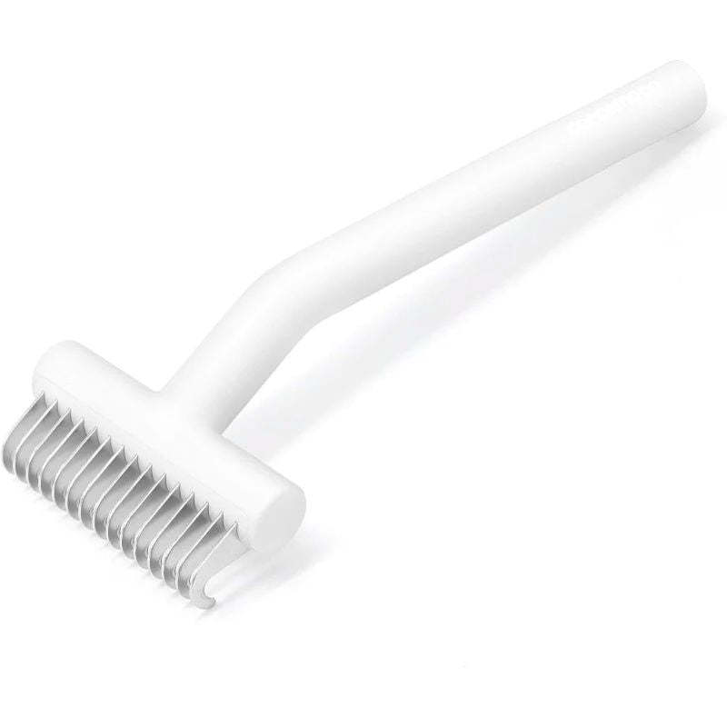 Pet Shedding & Grooming Brush with Skin-Safe Blades