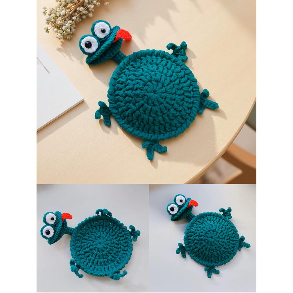 Handmade Crochet Animal Coasters
