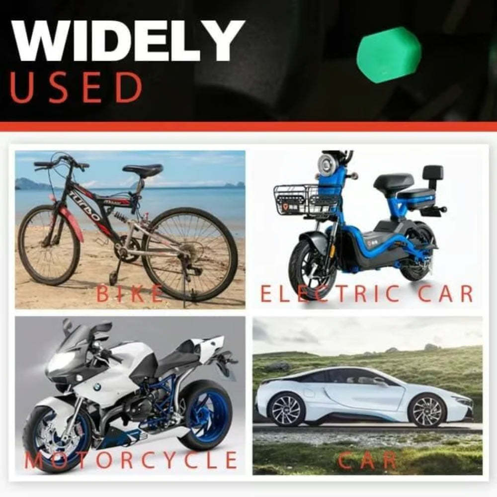 50PCS Glow-in-the-Dark Car Tire Valve Cap Set