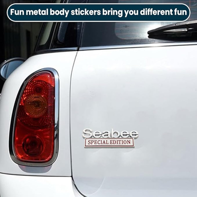 Sea Bee Special Edition - 2 Pcs Emblem Sticker Badge - TE023