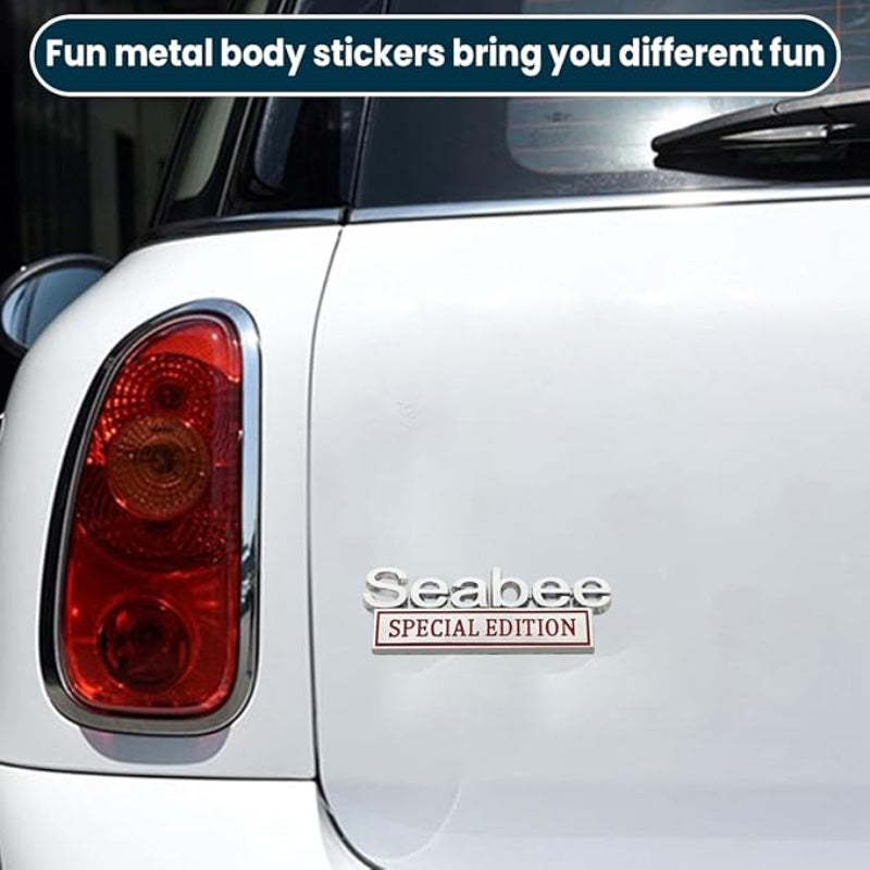 Sea Bee Special Edition - 2 Pcs Emblem Sticker Badge - TE023