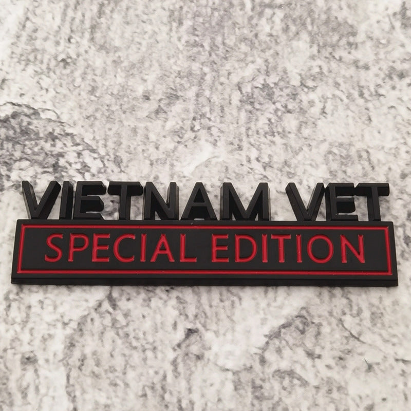 Vietnam Vet - 2 Pcs Emblem Sticker Badge - TE010