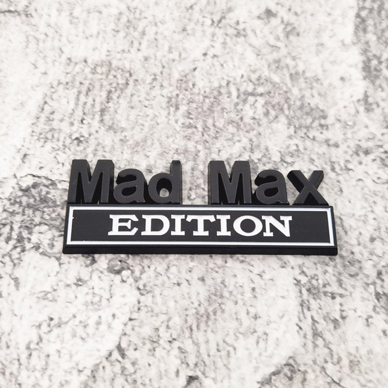 Mad Max Edition - 2 Pcs Emblem Sticker Badge - TE017