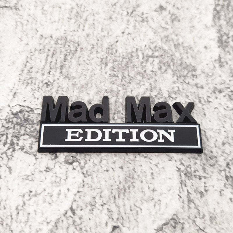 Mad Max Edition - 2 Pcs Emblem Sticker Badge - TE017
