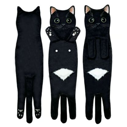 Funny Cat Hand Towels