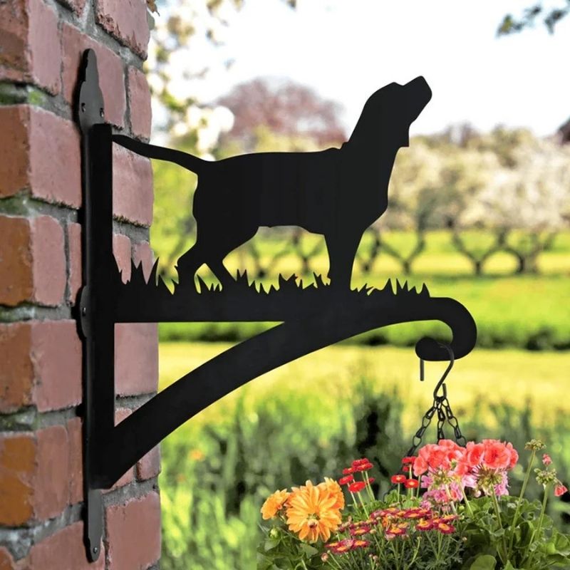 Beagle Metal Hanging Bracket Plant Stand PS092 – Voowow
