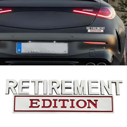Retirement Edition - 2 Pcs Emblem Sticker Badge - TE030