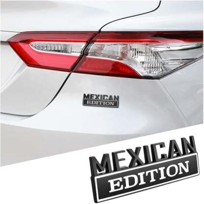 Mexican Edition - 2 Pcs Emblem Sticker Badge - TE012
