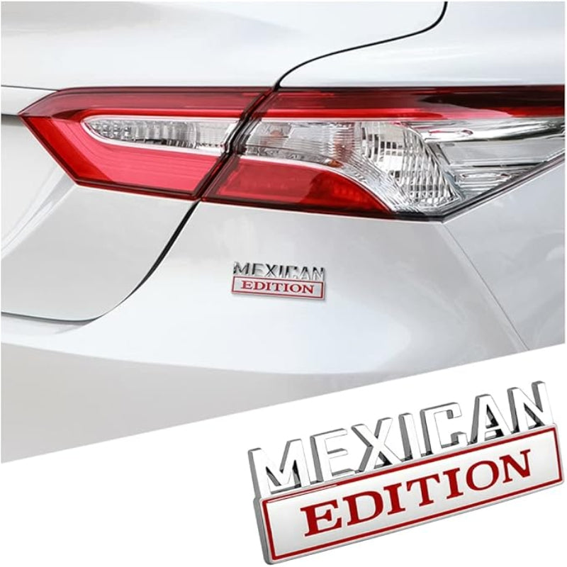 Mexican Edition - 2 Pcs Emblem Sticker Badge - TE012