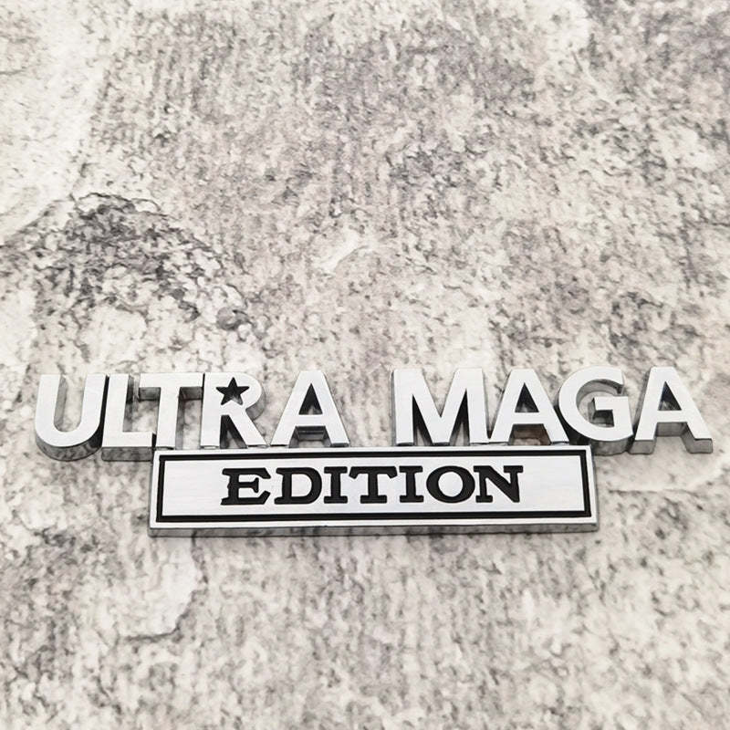 Ultra Maga Edition - Emblem Sticker Badge, Funny Decals for Car, Truck