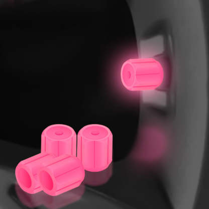 50PCS Glow-in-the-Dark Car Tire Valve Cap Set