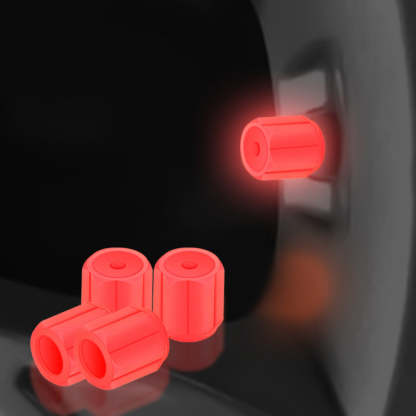 50PCS Glow-in-the-Dark Car Tire Valve Cap Set
