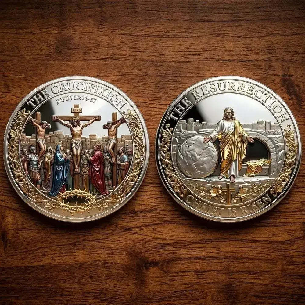 Christian faith keepsake coin for personal collection or display