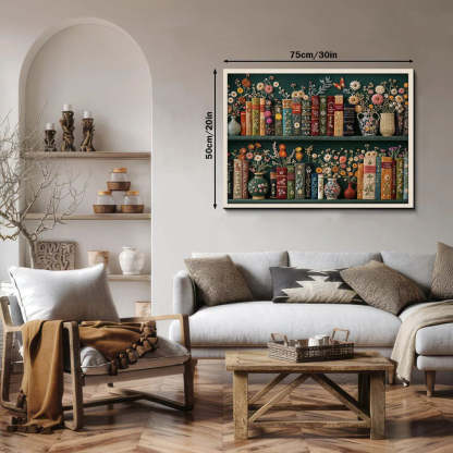 Blooming Bookshelf Jigsaw Puzzles 1000 Pieces