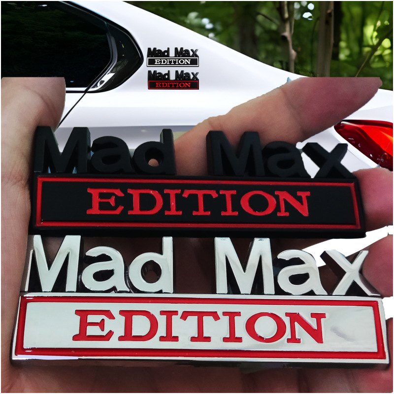 Mad Max Edition - 2 Pcs Emblem Sticker Badge - TE017