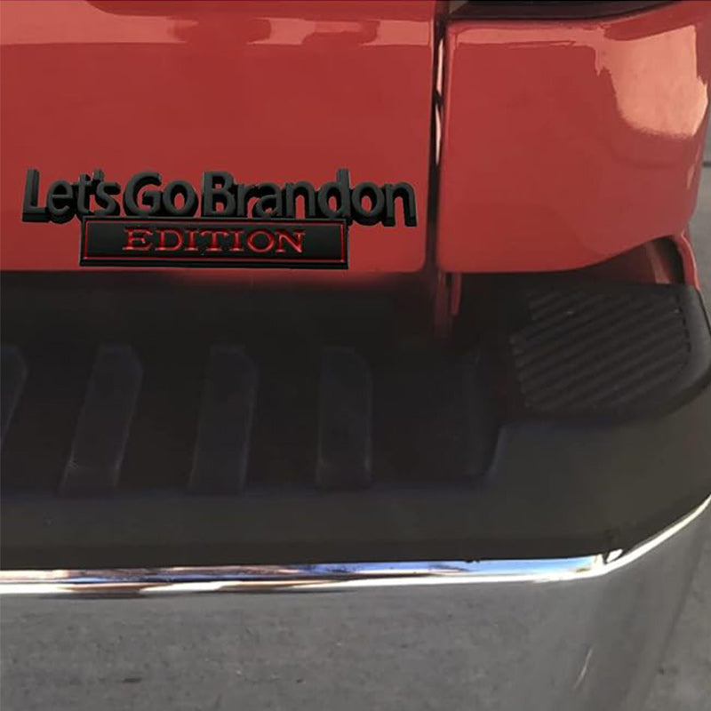 Lets Go Brandon Edition - 2 Pcs Emblem Sticker Badge - TE040