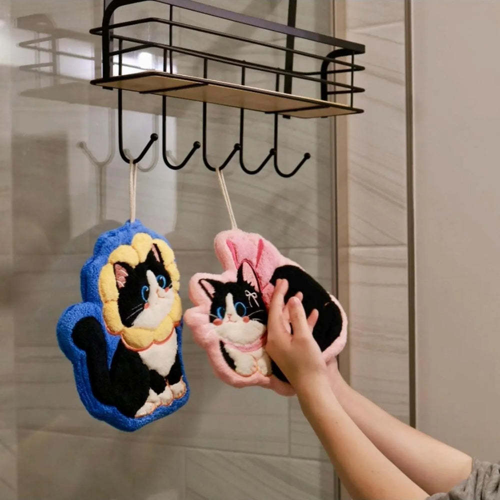 Adorable Cat Hand Towels - H549