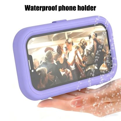 Waterproof Shower Phone Holder – 360° Rotating Wall Mount for Smartphones