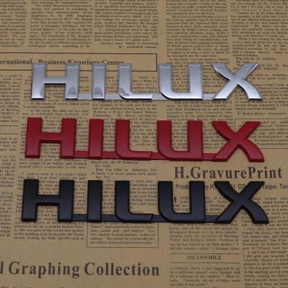 Hilux - 2 Pcs Emblem Sticker Badge - TE031