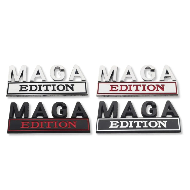 Maga Edition - 2 Pcs Emblem Sticker Badge - TE013