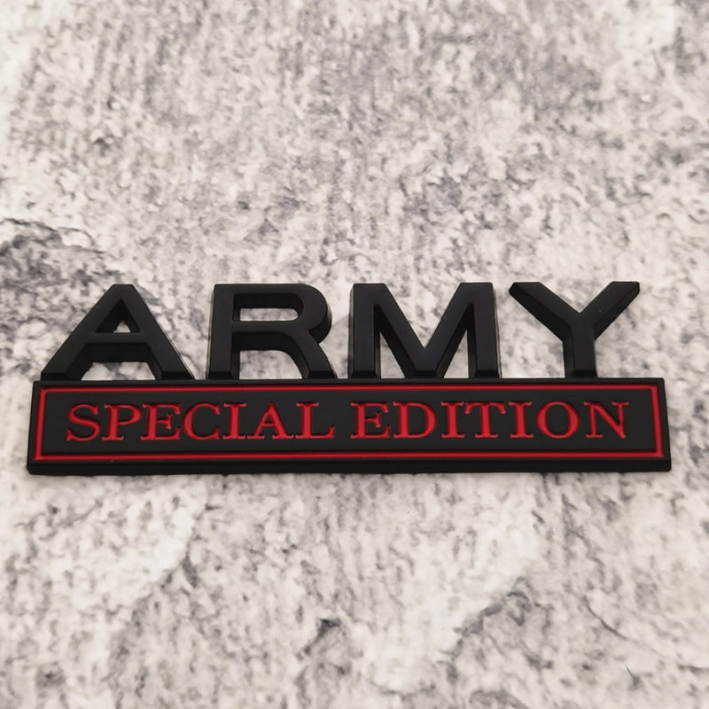 Army Special Edition - 2 Pcs Emblem Sticker Badge - TE019