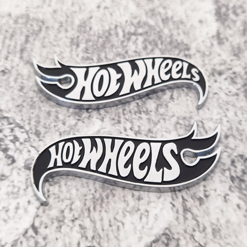 Hot Wheels - 2 Pcs Emblem Sticker Badge - TE003