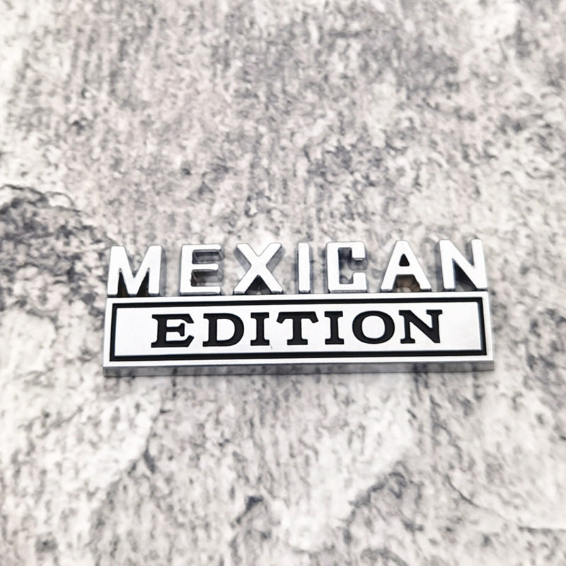 Mexican Edition - 2 Pcs Emblem Sticker Badge - TE012