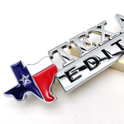 Texas Edition - 2 Pcs Emblem Sticker Badge - TE026