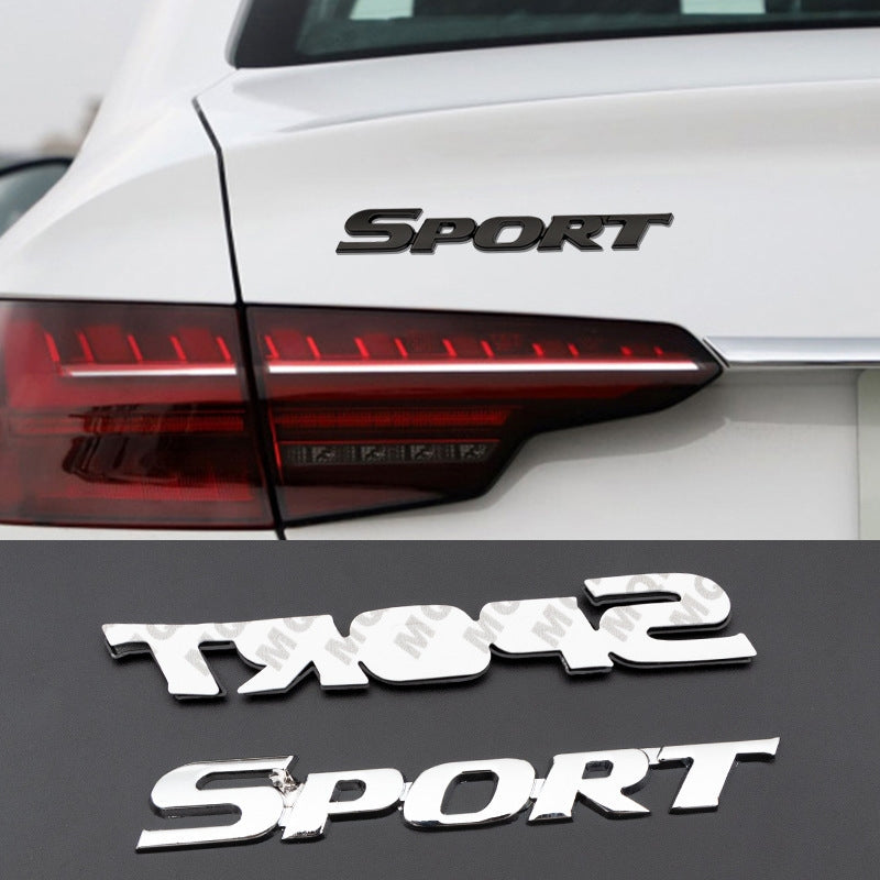 Sport - 2 Pcs Emblem Sticker Badge - TE029