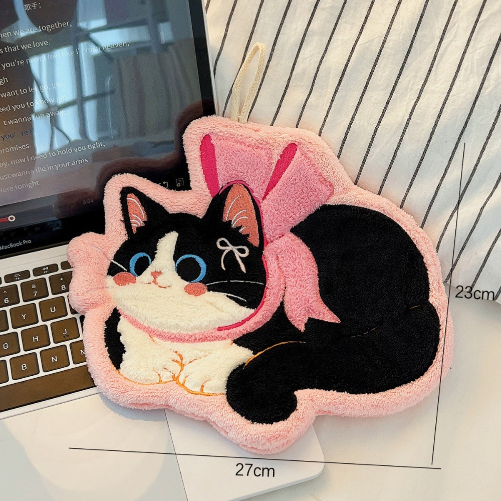 Adorable Cat Hand Towels - H549