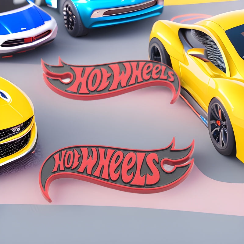 Hot Wheels - 2 Pcs Emblem Sticker Badge - TE003