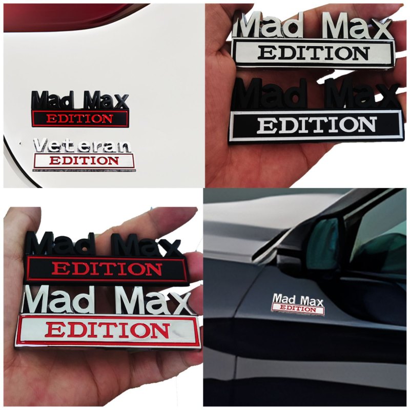 Mad Max Edition - 2 Pcs Emblem Sticker Badge - TE017