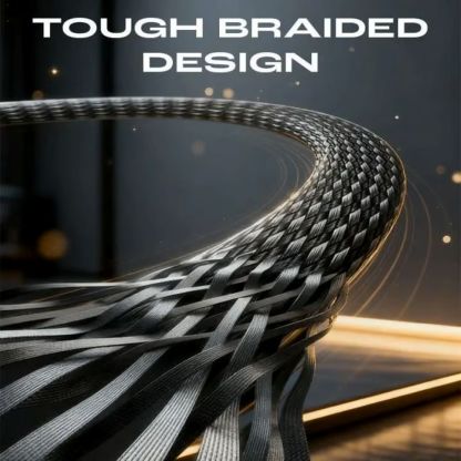 2-in-1 Invisible Holder Charger Cable - 240W Fast Charging Cord with Built-In Phone Stand