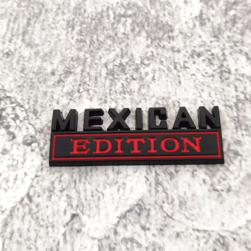 Mexican Edition - 2 Pcs Emblem Sticker Badge - TE012