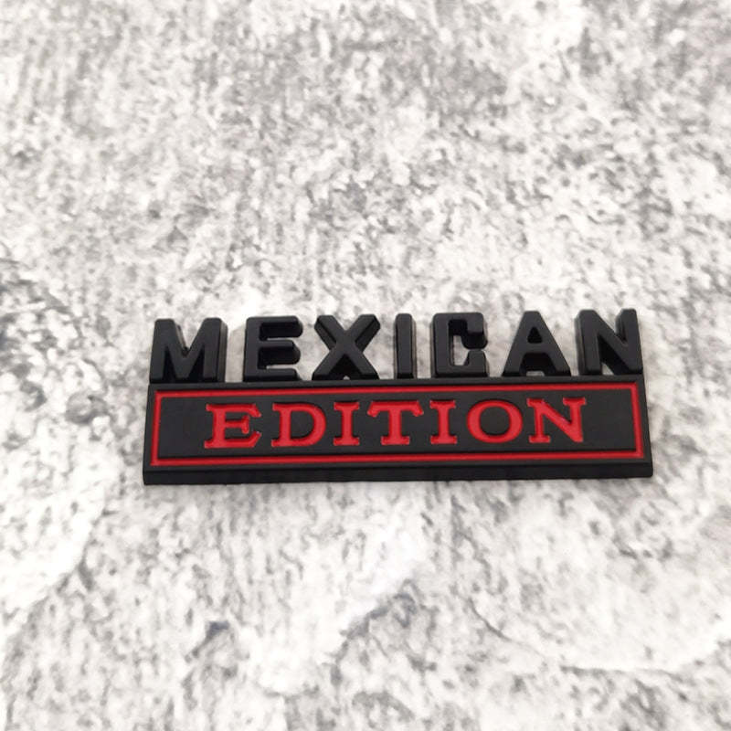 Mexican Edition - 2 Pcs Emblem Sticker Badge - TE012