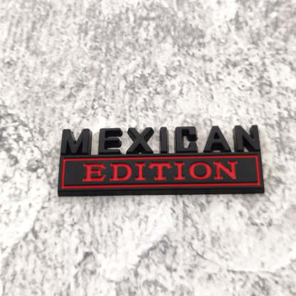 Mexican Edition - 2 Pcs Emblem Sticker Badge - TE012