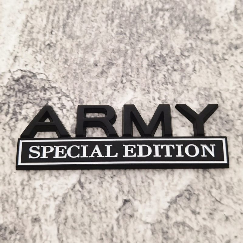 Army Special Edition - 2 Pcs Emblem Sticker Badge - TE019