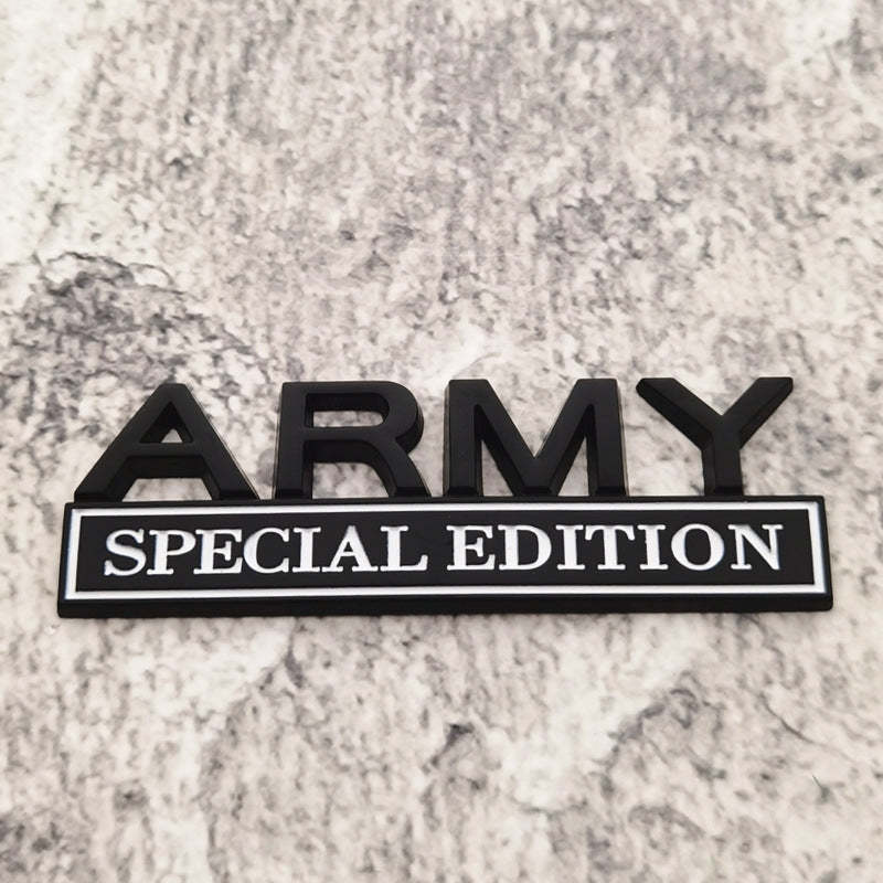 Army Special Edition - 2 Pcs Emblem Sticker Badge - TE019