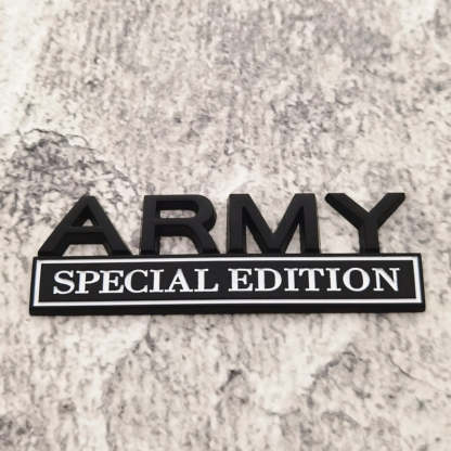 Army Special Edition - 2 Pcs Emblem Sticker Badge - TE019