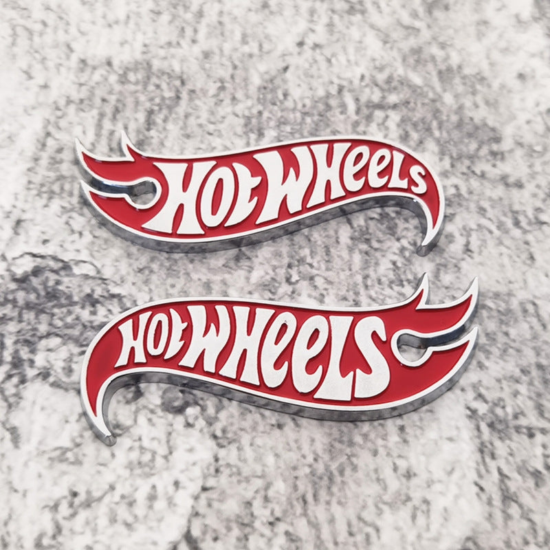 Hot Wheels - 2 Pcs Emblem Sticker Badge - TE003