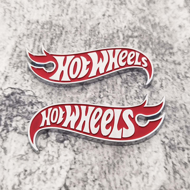 Hot Wheels - 2 Pcs Emblem Sticker Badge - TE003