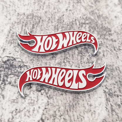 Hot Wheels - 2 Pcs Emblem Sticker Badge - TE003