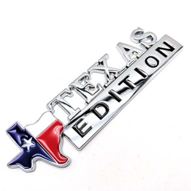 Texas Edition - 2 Pcs Emblem Sticker Badge - TE026