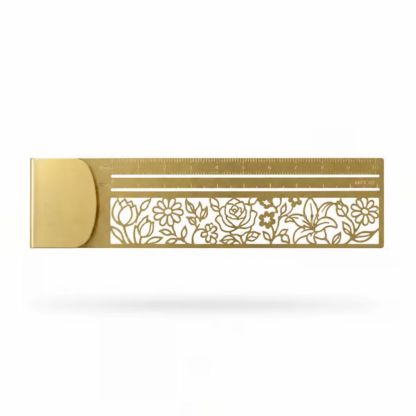 3-in-1 Metal Bookmark Ruler - Bookmark, Ruler & Coloring