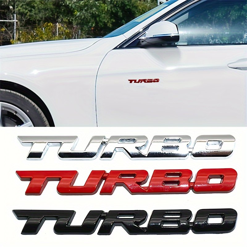 Turbo - 2 Pcs Emblem Sticker Badge - TE002