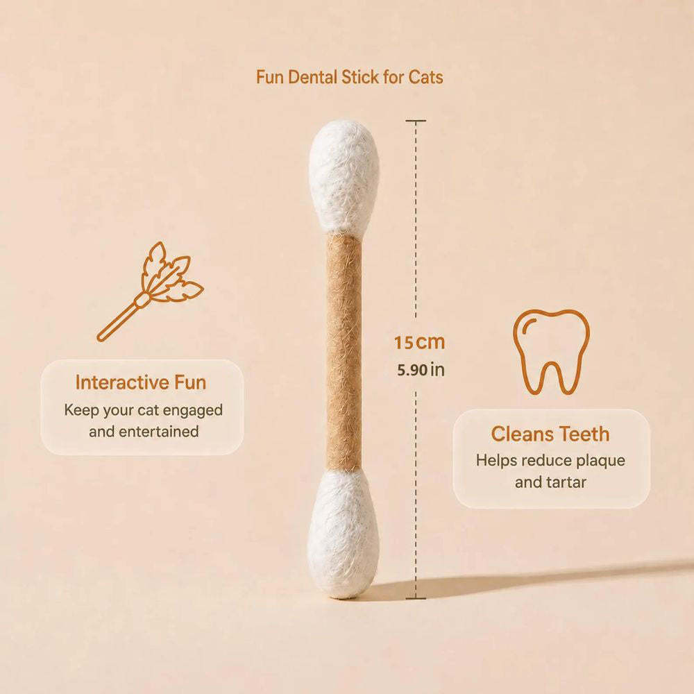 Extra-Large Catnip - Bite-Resistant Wool Felt Stick