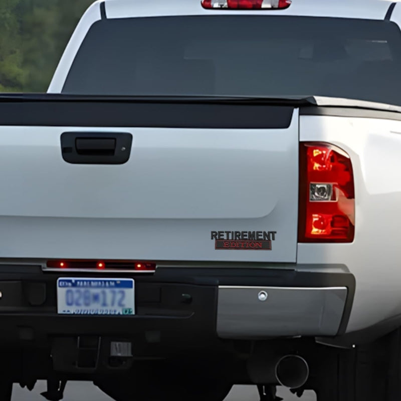 Retirement Edition - 2 Pcs Emblem Sticker Badge - TE030