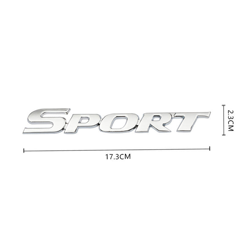 Sport - 2 Pcs Emblem Sticker Badge - TE029